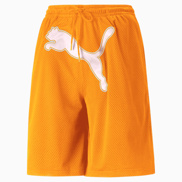 PUMA x DUA LIPA Basketball Shorts Women, Carrot, large-ZAF