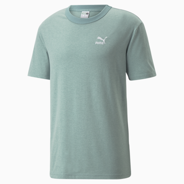 Classics Heather Men's Tee, Mineral Blue, large-ZAF
