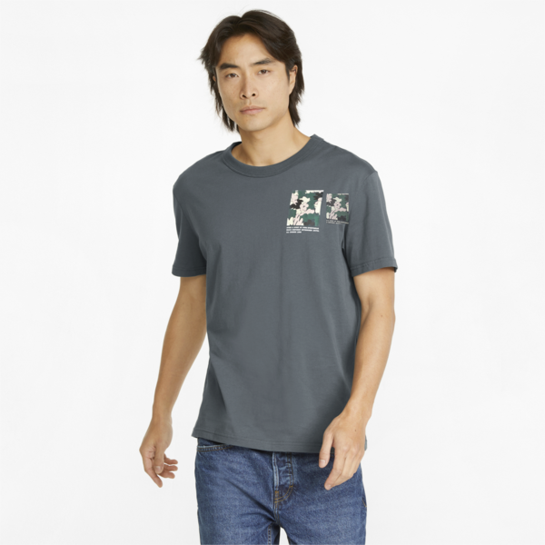 Summer Resort Graphic II Men's Tee, Dark Slate, large-ZAF