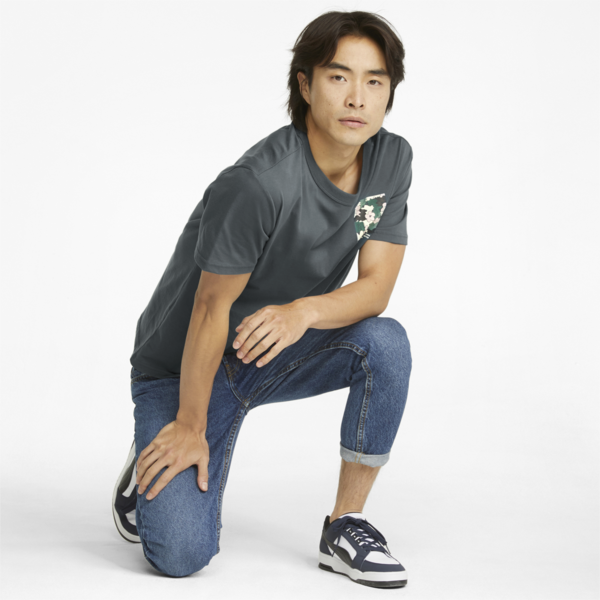 Summer Resort Graphic II Men's Tee, Dark Slate, large-ZAF