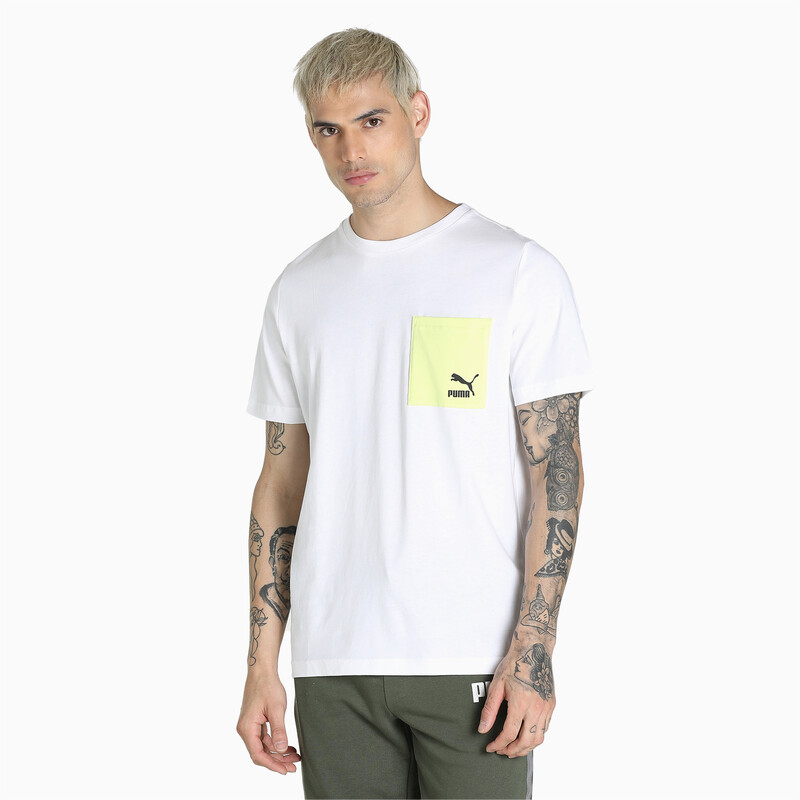 

Men's PUMA Nature Camp Pocket T-Shirt, White