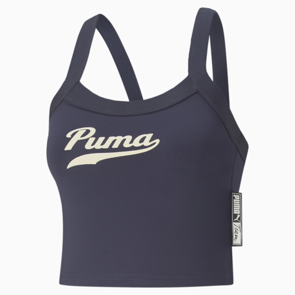 Team Sleeveless Top Women, Peacoat, large-ZAF