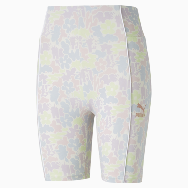 Summer Resort Women's Short Leggings, Pristine-AOP, large-ZAF