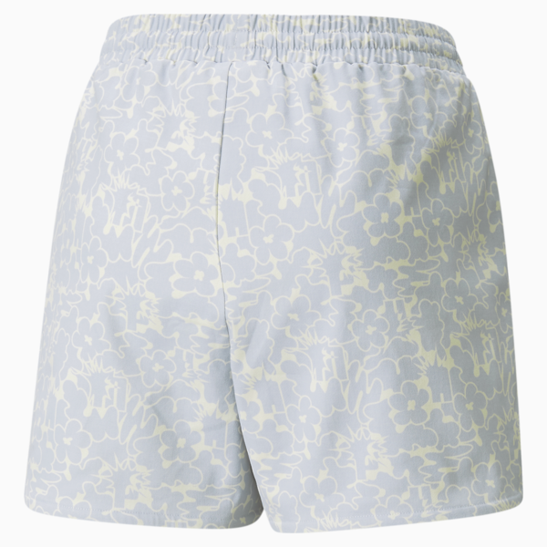 Summer Resort Twill Women's Shorts, Arctic Ice-AOP, large-ZAF