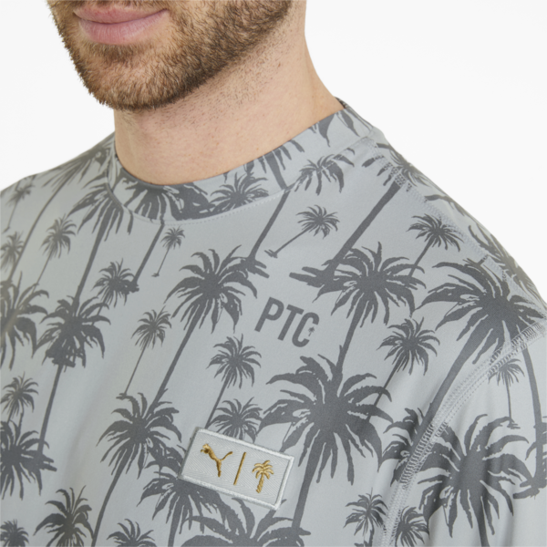 PUMA x Palm Tree Crew Lightweight Crew Neck Golf Sweatshirt Men, High Rise-QUIET SHADE, large-ZAF