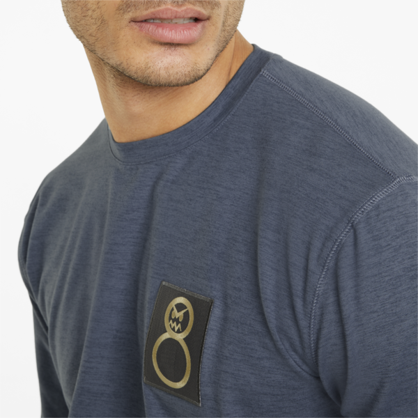 CLOUDSPUN H8 Crew Neck Golf Sweatshirt Men, Evening Sky Heather, large-ZAF