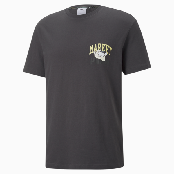 PUMA x MARKET Graphic Tee Men, Phantom Black, large-ZAF