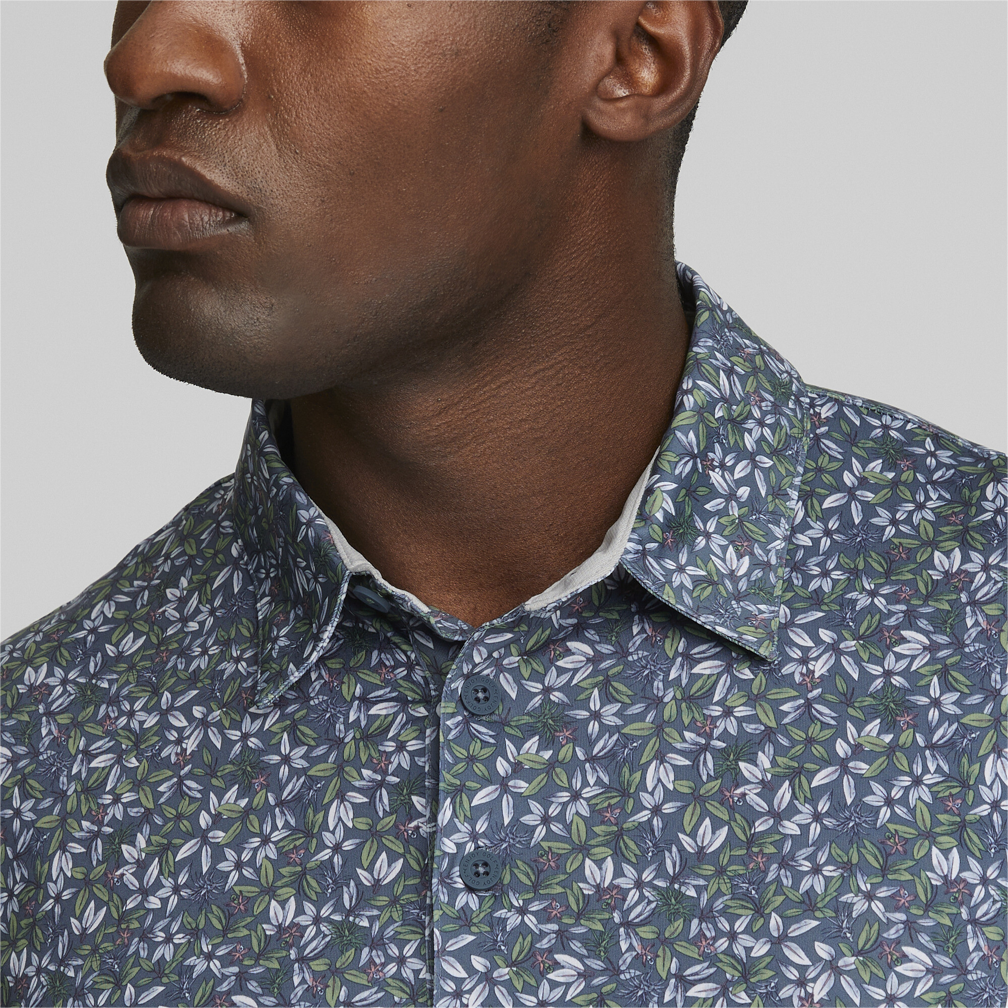 Polo De Golf Mattr Florals Homme