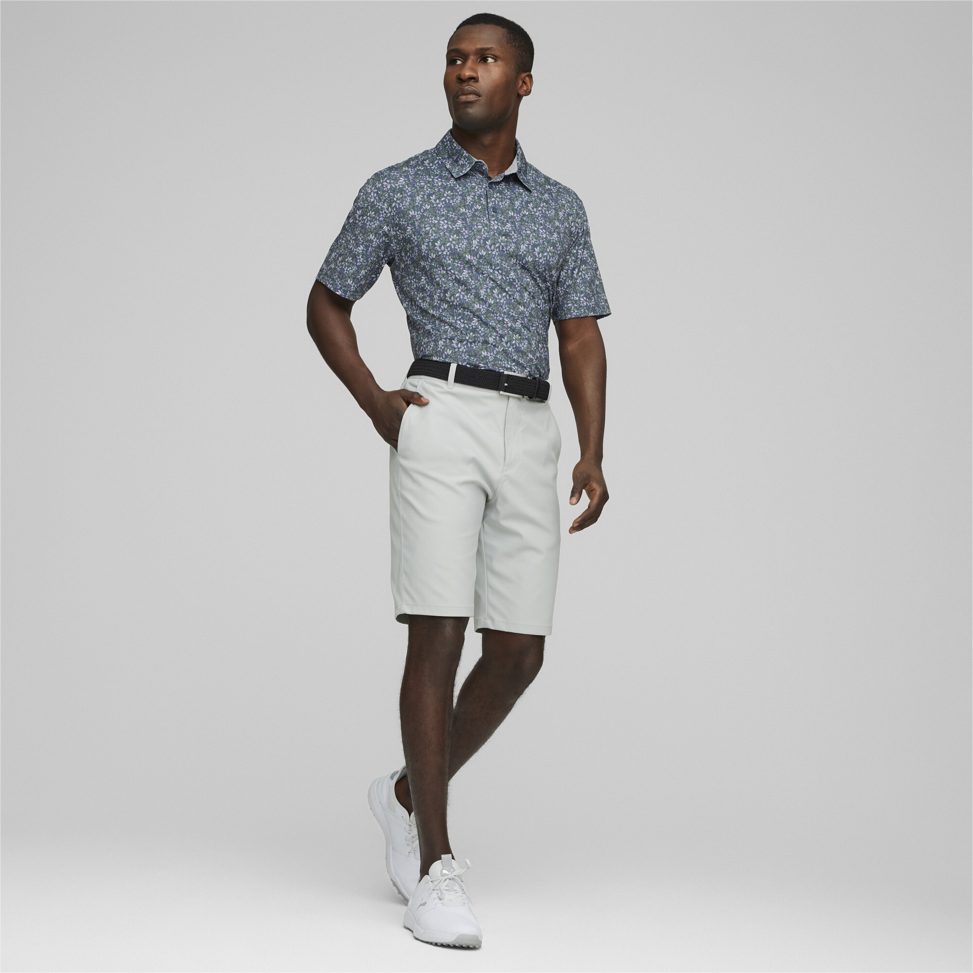 Polo De Golf Mattr Florals Homme