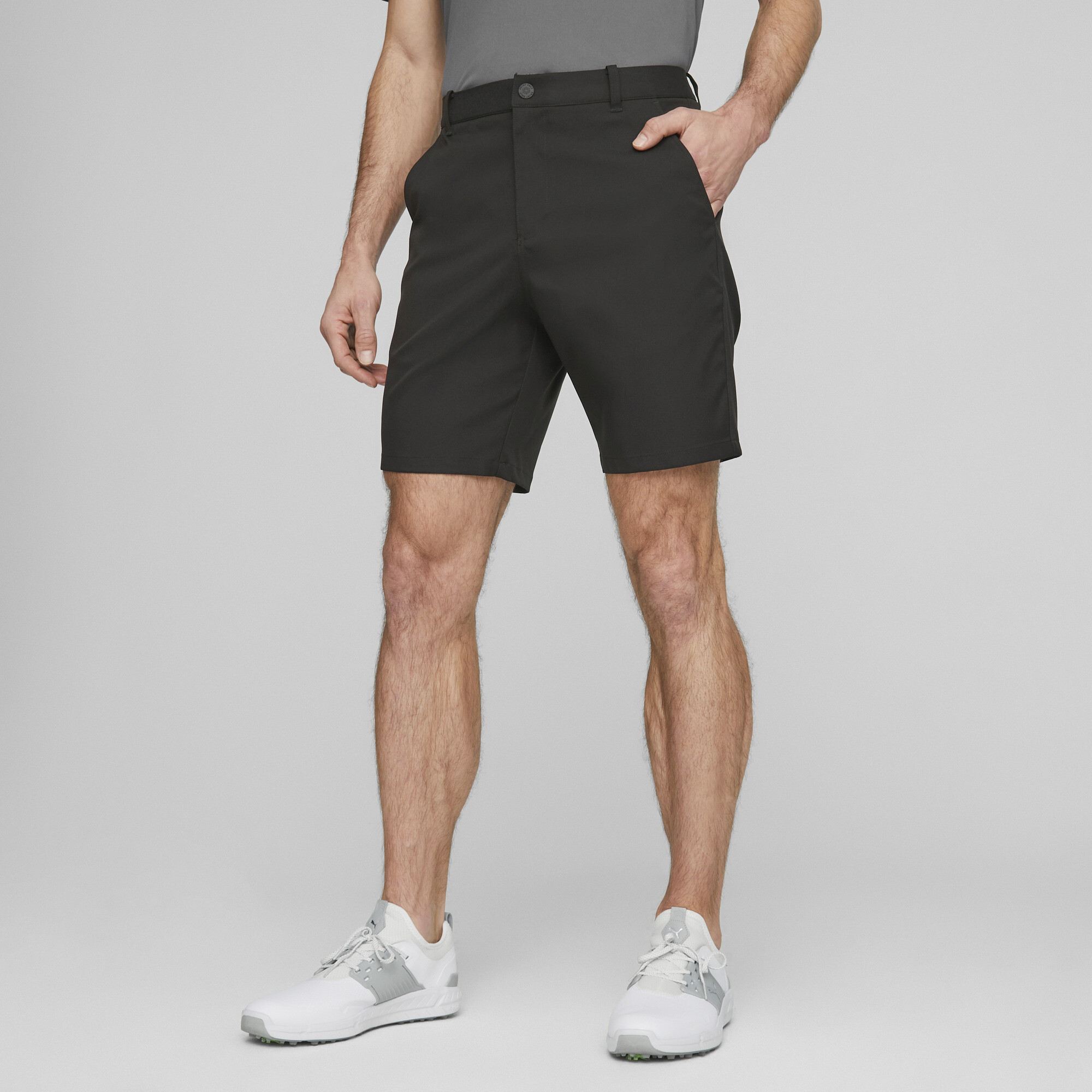 Puma Dealer 8" Golfshorts Herren | Mit Plain | Black | Größe: 40