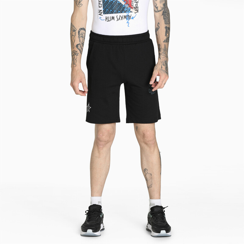 

Men's PUMA X1DER Graphic Shorts, Black