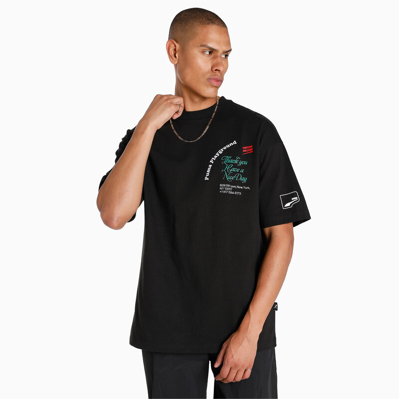 

PUMA UPTOWN Graphic Unisex T-shirt, Black