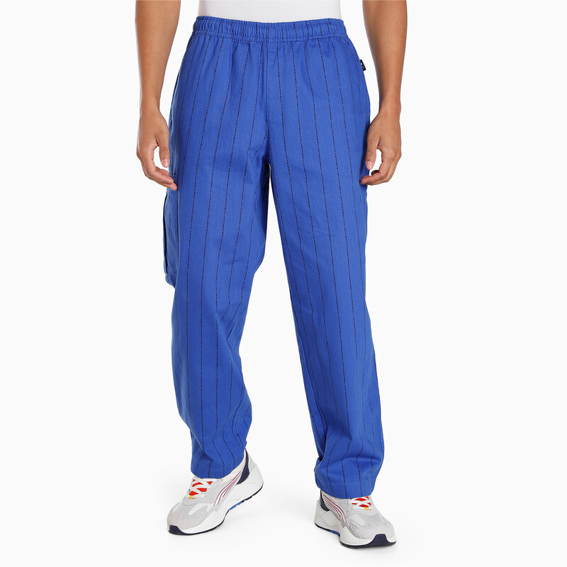 

PUMA UPTOWN Stripe Unisex Wide-Leg Pants