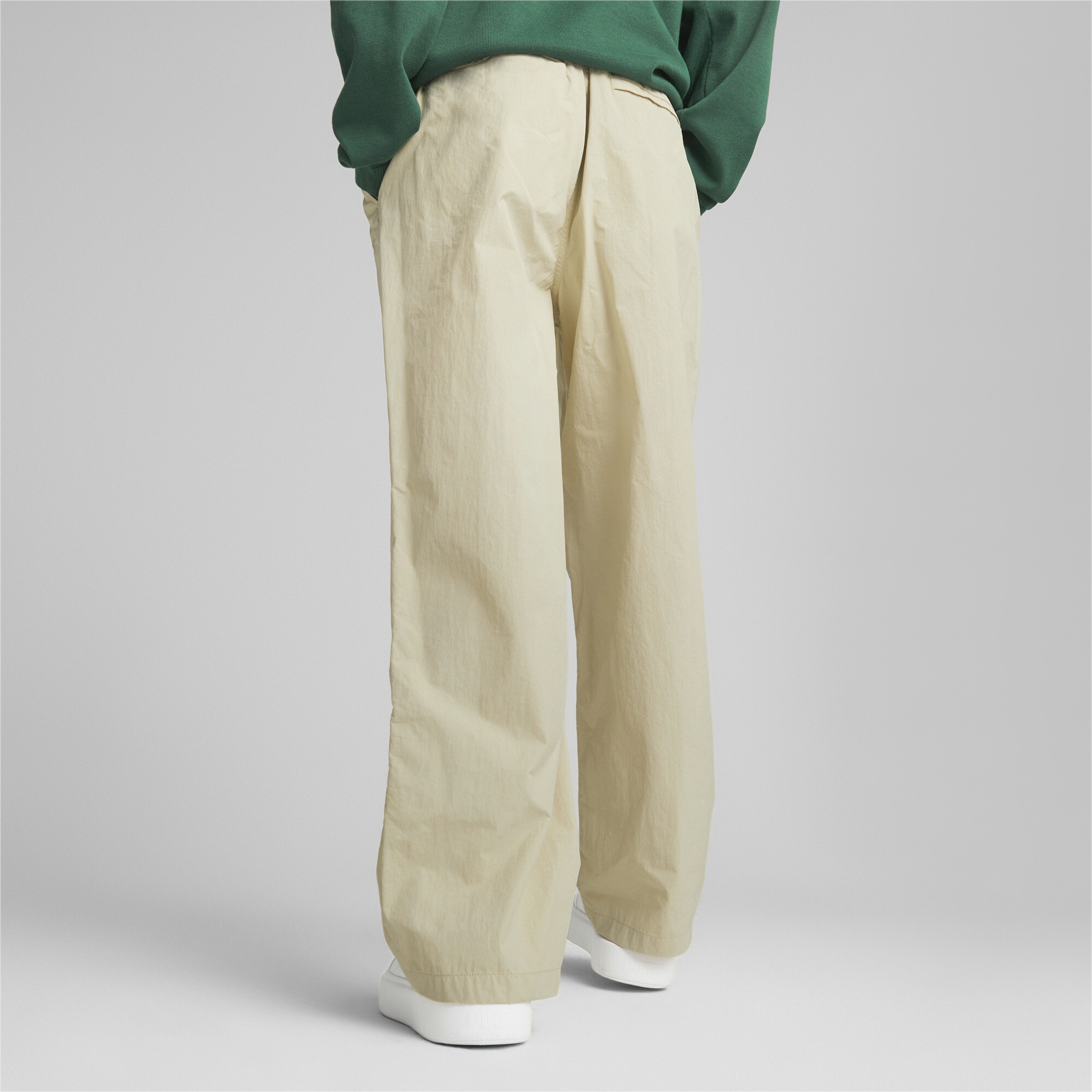 Men's PUMA MMQ Pants In Beige, Size 2XL