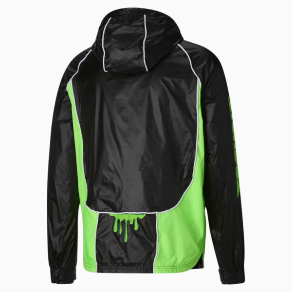 PUMA x NICKELODEON SLIME™ Woven Dime Basketball Jacket Men, Puma Black, large-ZAF