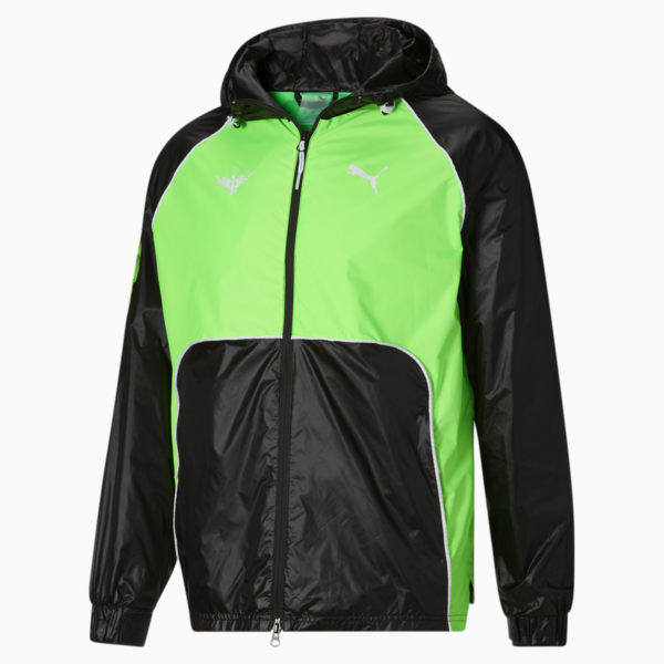 PUMA x NICKELODEON SLIME™ Woven Dime Basketball Jacket Men, Puma Black, large-ZAF