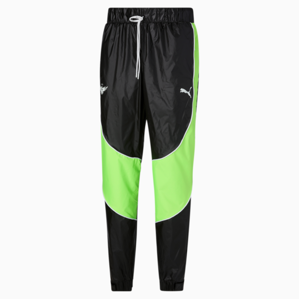 PUMA x NICKELODEON SLIME™ Woven Dime Basketball Pants Men, Puma Black, large-ZAF