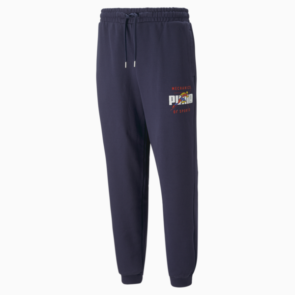 Pantalones de deporte Track Meet para hombre, PUMA Navy, large-ARG