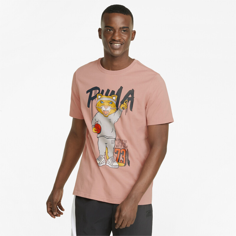 

Men's PUMA Dylan Short Sleeves T-shirt, Pink