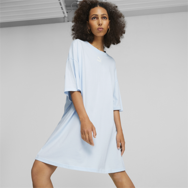 Classics Tee Dress Women, Icy Blue, large-ZAF