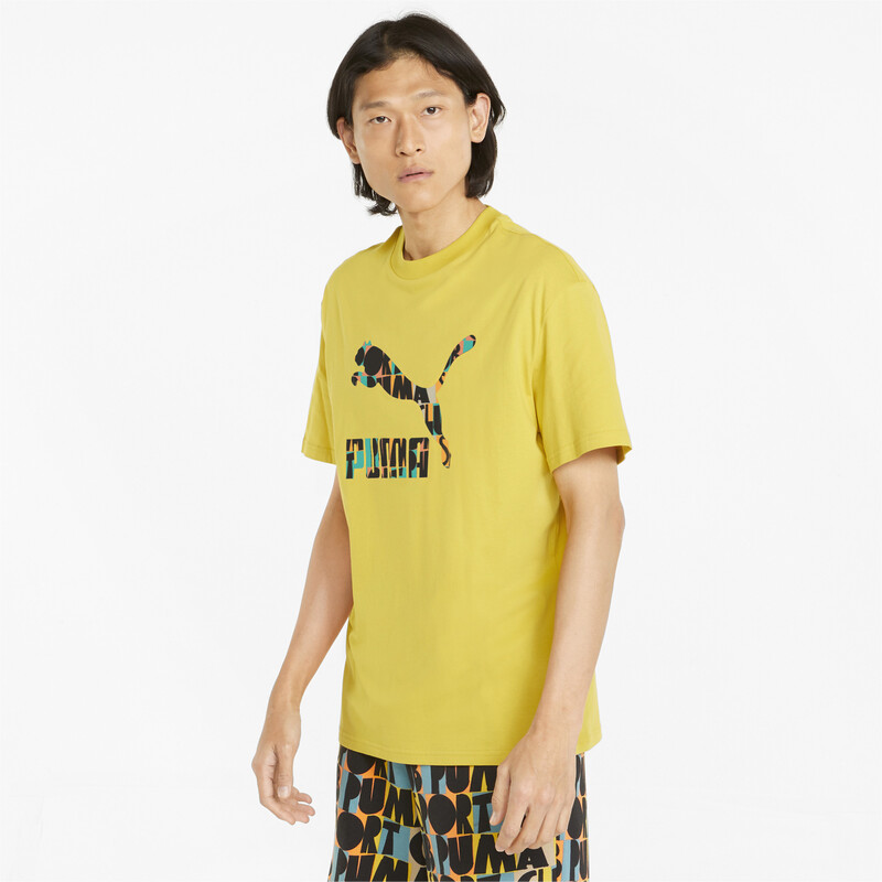 

Men's PUMA Hill Camp Graphic T-Shirt, Bamboo