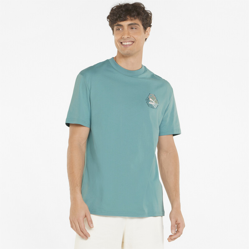 

Men's PUMA Hill Camp Graphic T-Shirt, Porcelain