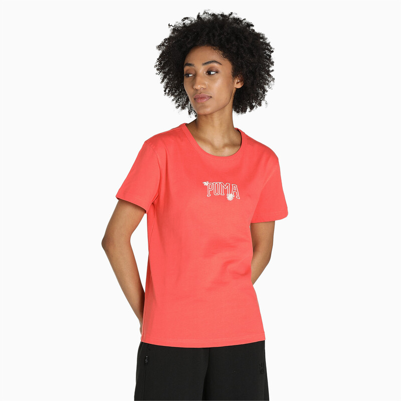 

Women's PUMA Downtown Graphic Relaxed Fit T-Shirt, Firelight