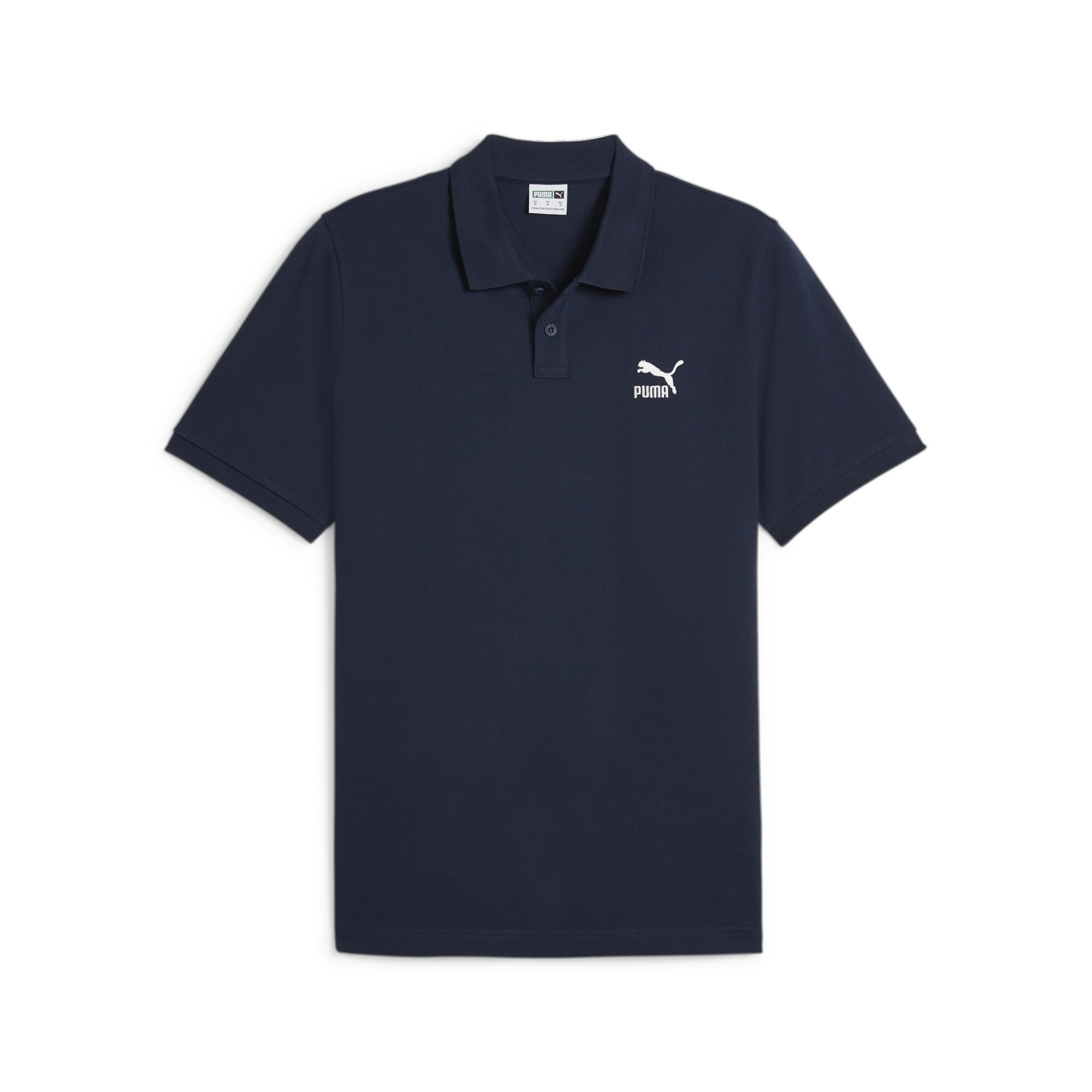 Men's Puma Classics Polo Shirt T-Shirt, Blue T-Shirt, Size 4XL T-Shirt, Clothing