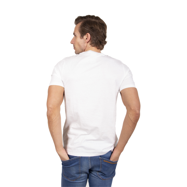 Remera con logotipo Classics para hombre, PUMA White-Royal Sapphire, large-ARG