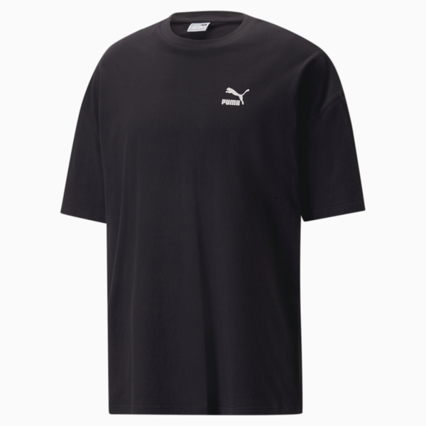 Remera extragrande Classics para hombre, PUMA Black, large-ARG