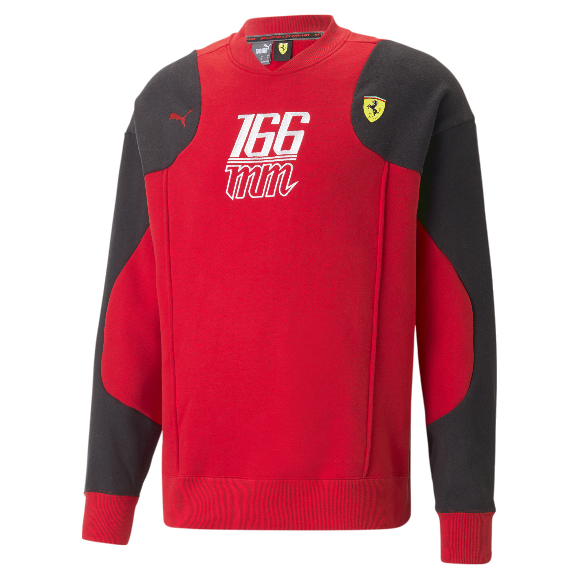Men's PUMA Scuderia Ferrari Statement Crewneck Sweatshirt Men In Red, Size Large