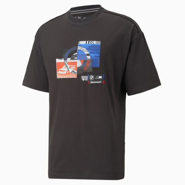 BMW M Motorsport Statement Car Graphic Tee Men, PUMA Black, large-ZAF