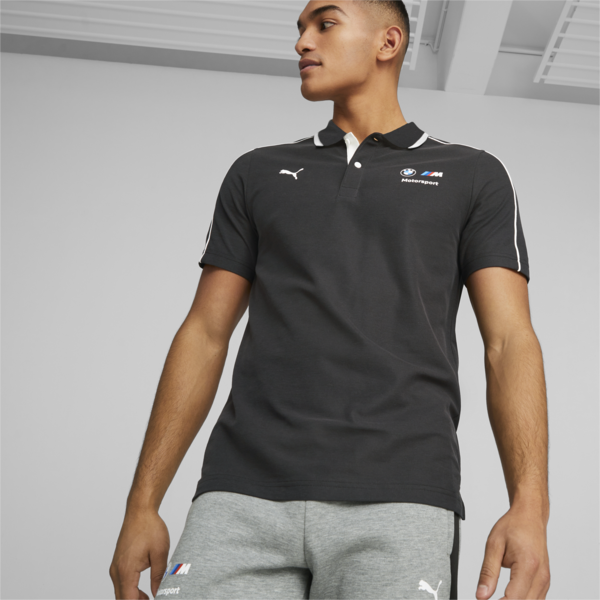 BMW M Motorsport Polo Men, PUMA Black, large-MEX