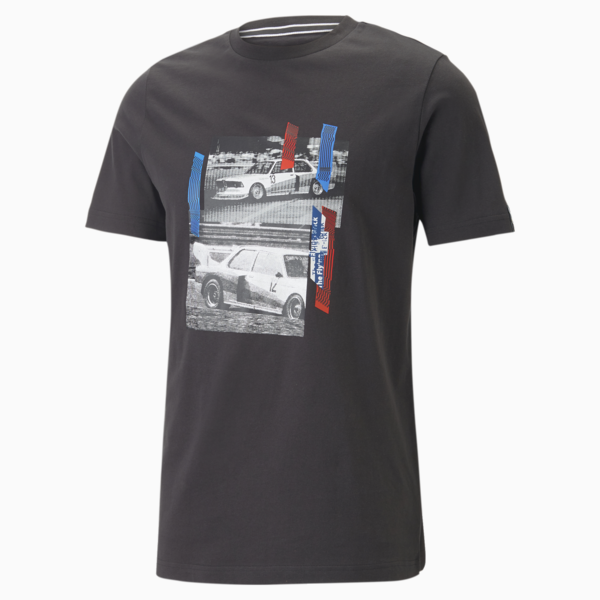 BMW M Motorsport Car Graphic Tee Men, PUMA Black, large-ZAF