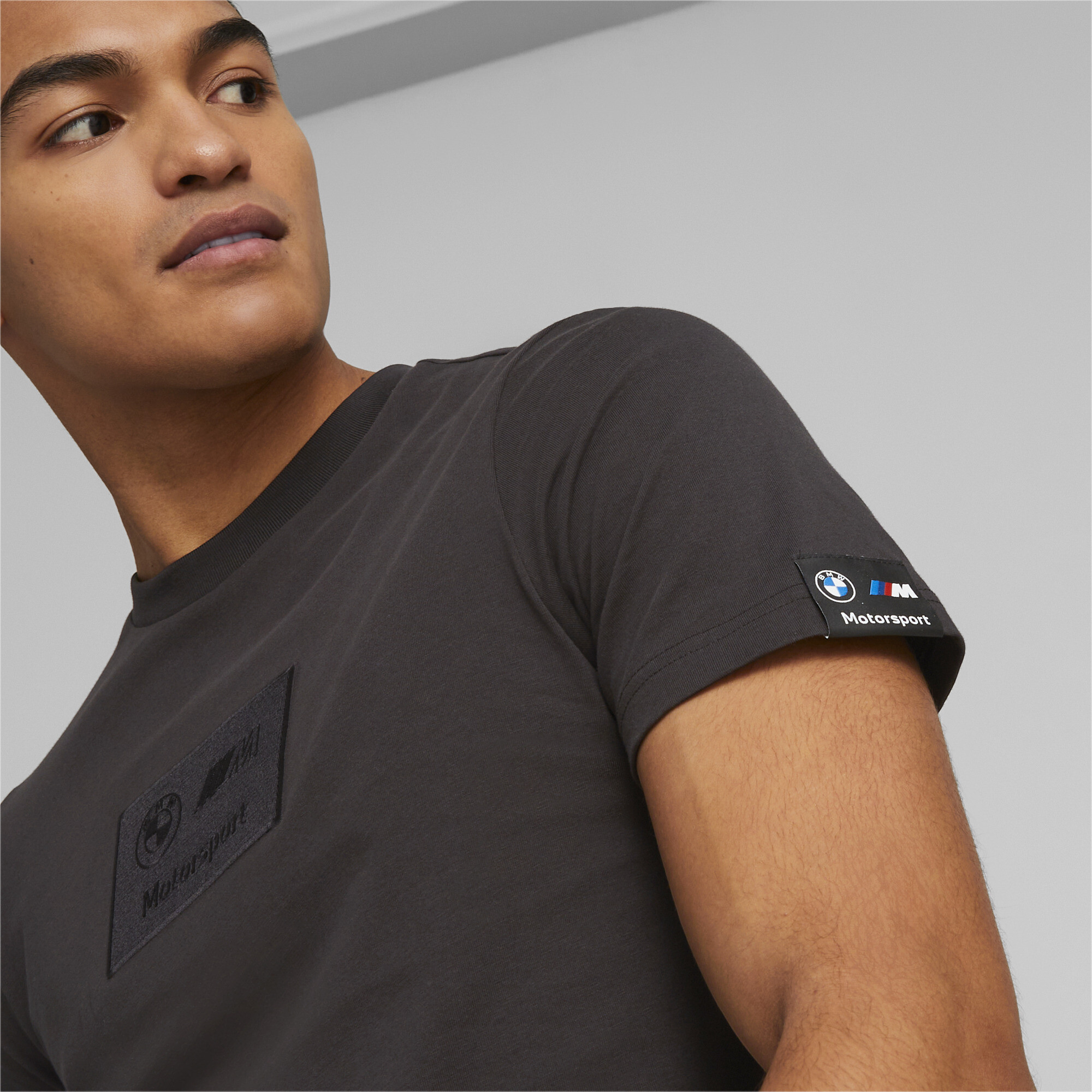 Men's PUMA BMW M Motorsport Logo T-Shirt Men In Black, Size Medium