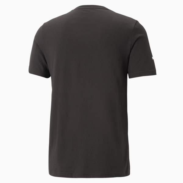 BMW M Motorsport Essentials Logo Tee Men, PUMA Black, large-ZAF