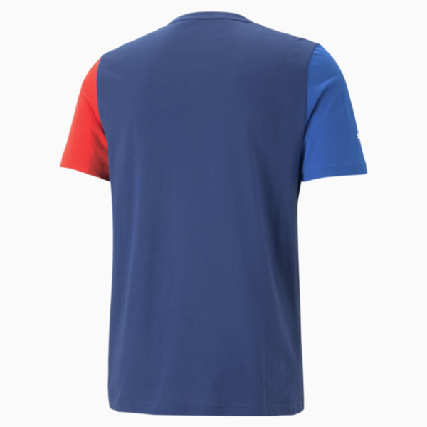 BMW M Motorsport Essentials Logo Tee Men, Pro Blue-M Color, large-ZAF