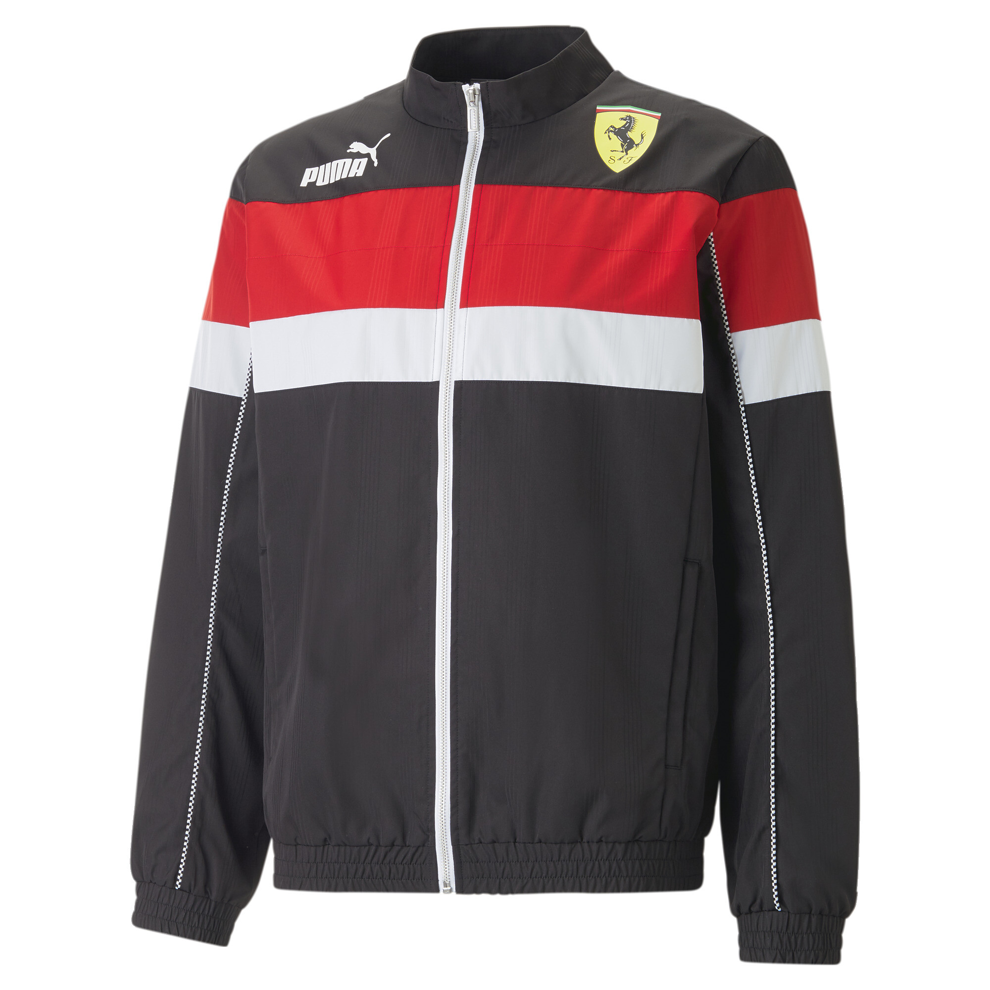 Men's Puma Scuderia Ferrari SDS Jacket, Black, Size M, Clothing