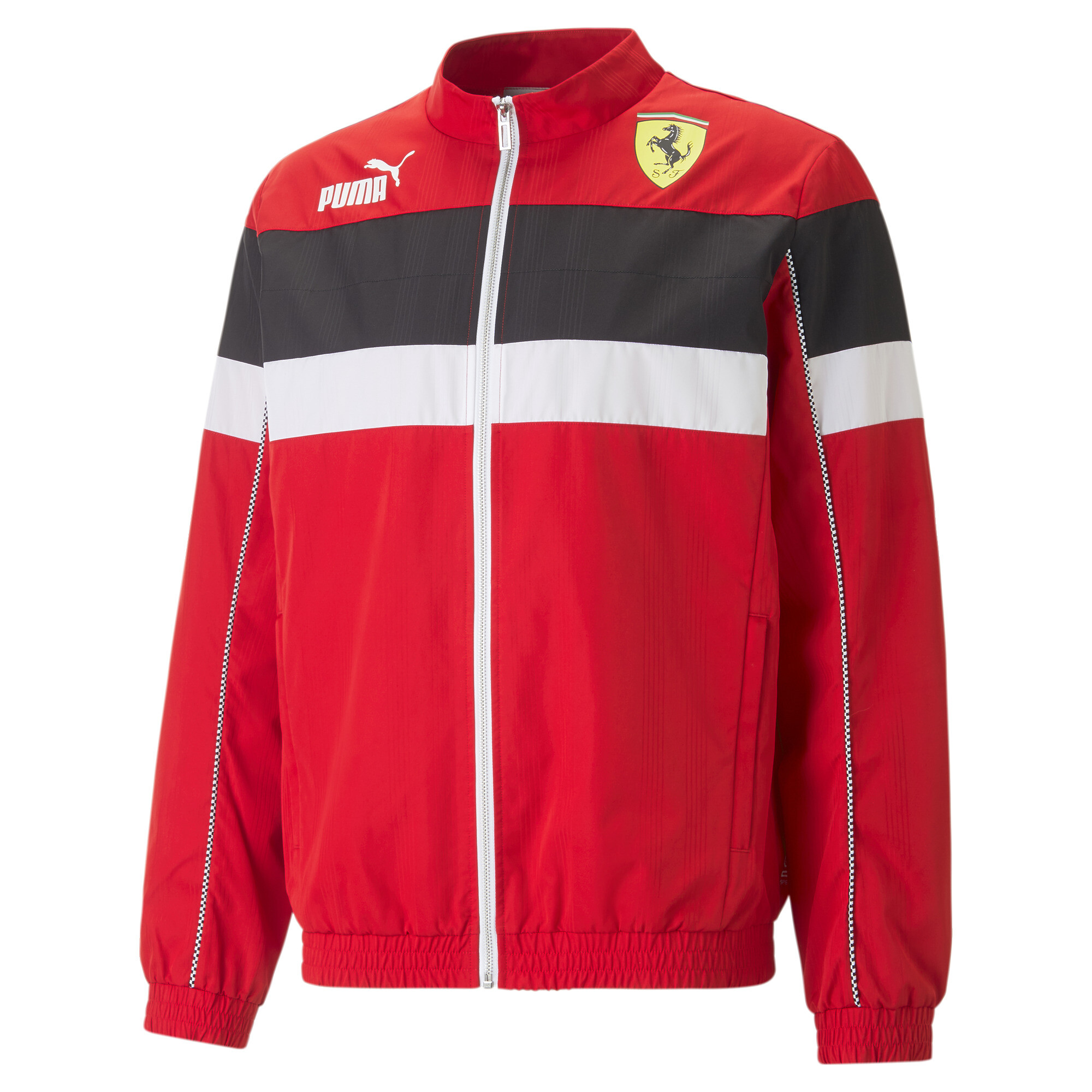 Men's Puma Scuderia Ferrari SDS Jacket, Red, Size XL, Clothing