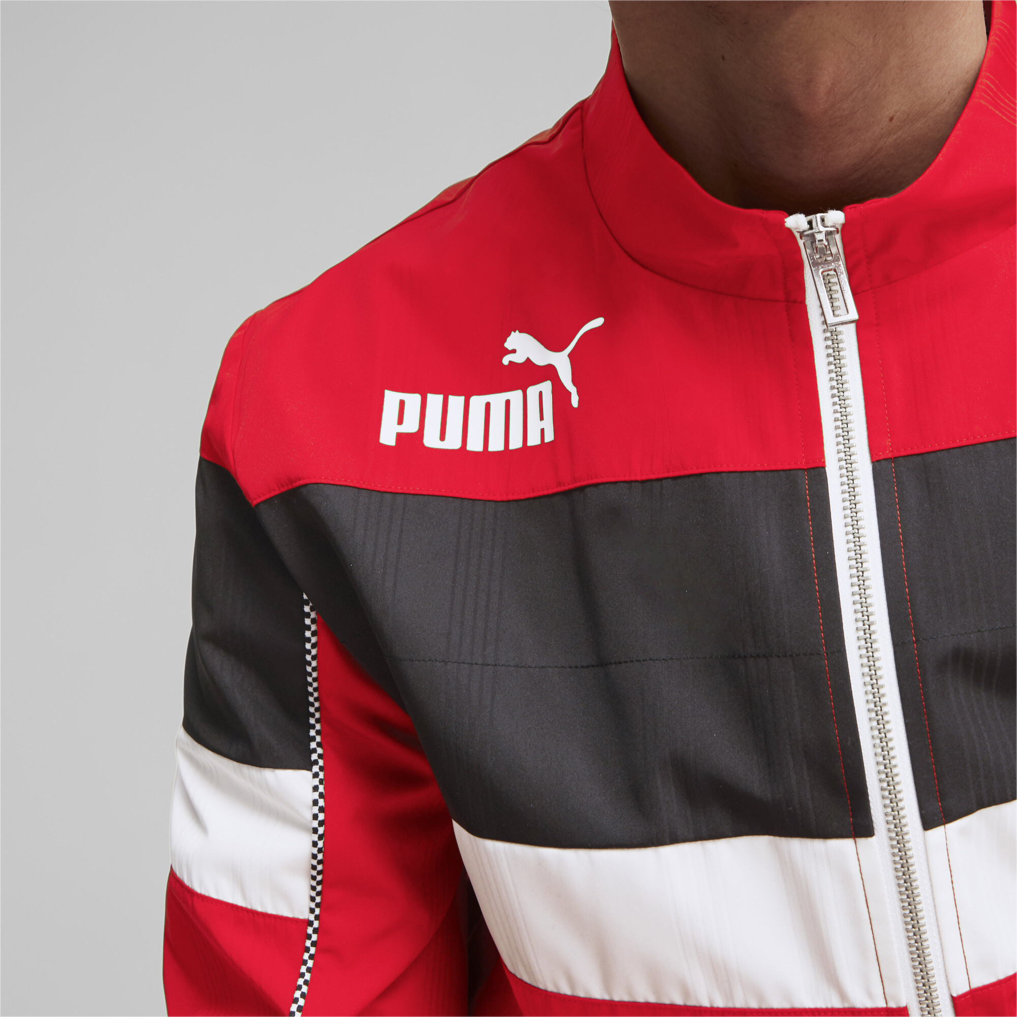 Men's Puma Scuderia Ferrari SDS Jacket, Red, Size XL, Clothing