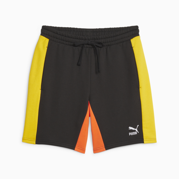 Shorts CLASSICS Block, PUMA Black-Hot Heat, large-ARG