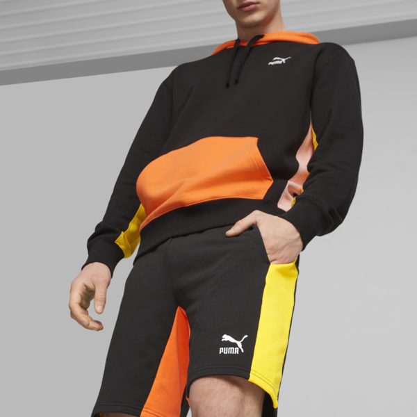 Shorts CLASSICS Block, PUMA Black-Hot Heat, large-ARG