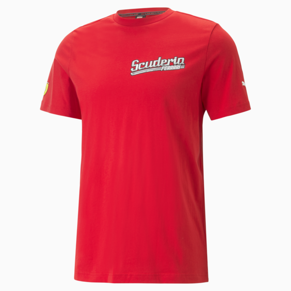 Scuderia Ferrari Graphic Tee Men, Rosso Corsa, large-ZAF