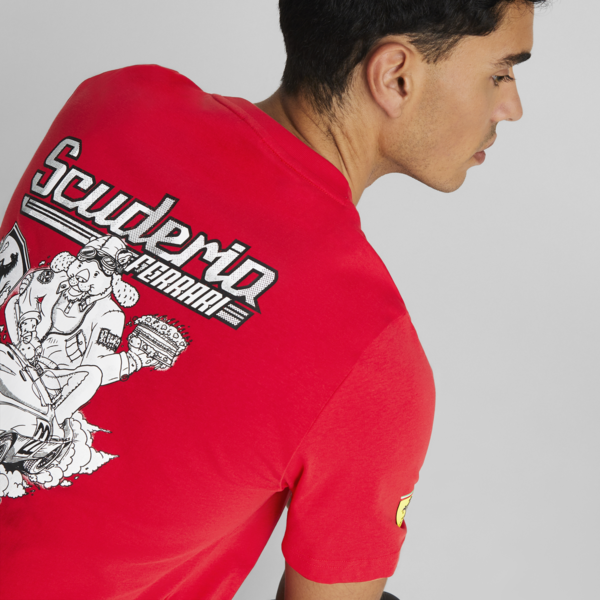 Scuderia Ferrari Graphic Tee Men, Rosso Corsa, large-ZAF