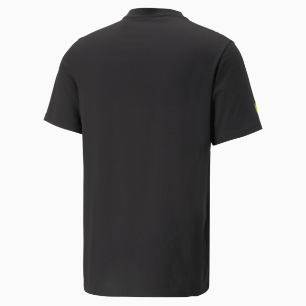 Scuderia Ferrari Race Big Shield Tonal Tee Men, PUMA Black, large-ZAF