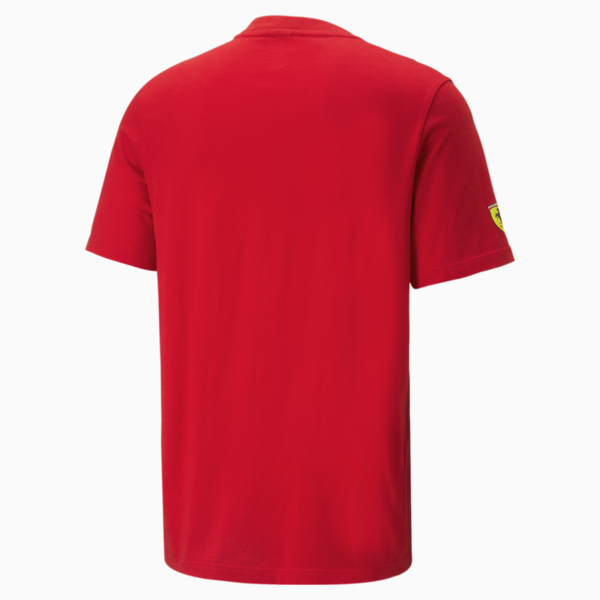 Scuderia Ferrari Race Big Shield Tonal Tee Men, Rosso Corsa, large-ZAF