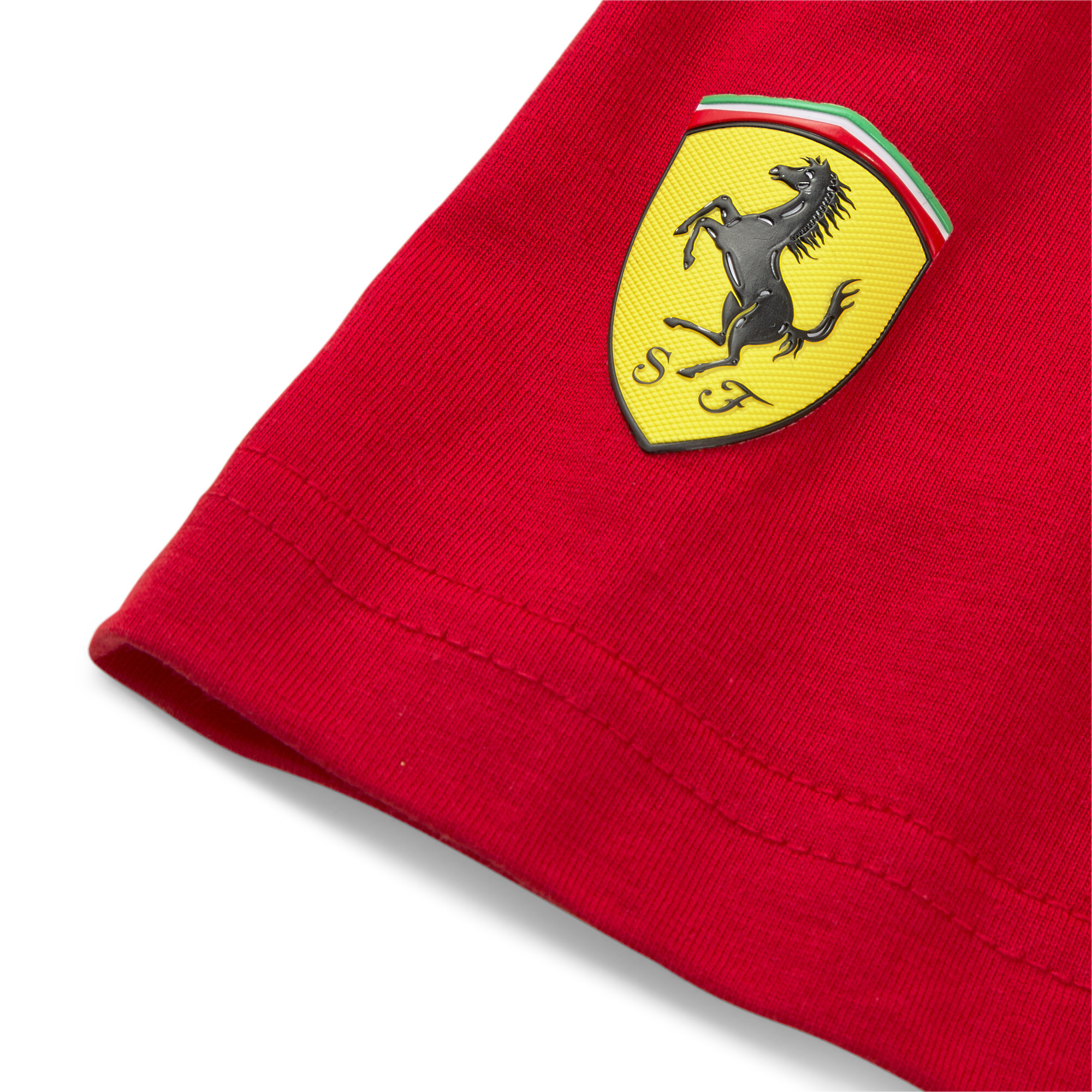 تيشيرت للرجال Scuderia Ferrari Race Big Shield Tonal أحمر