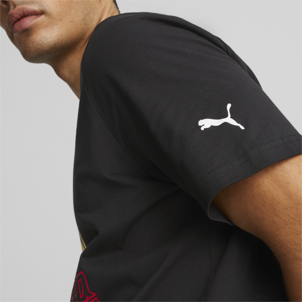 Scuderia Ferrari Heritage Tee Men, PUMA Black, large-ZAF