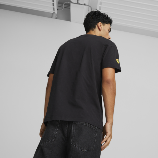 Scuderia Ferrari Heritage Tee Men, PUMA Black, large-ZAF
