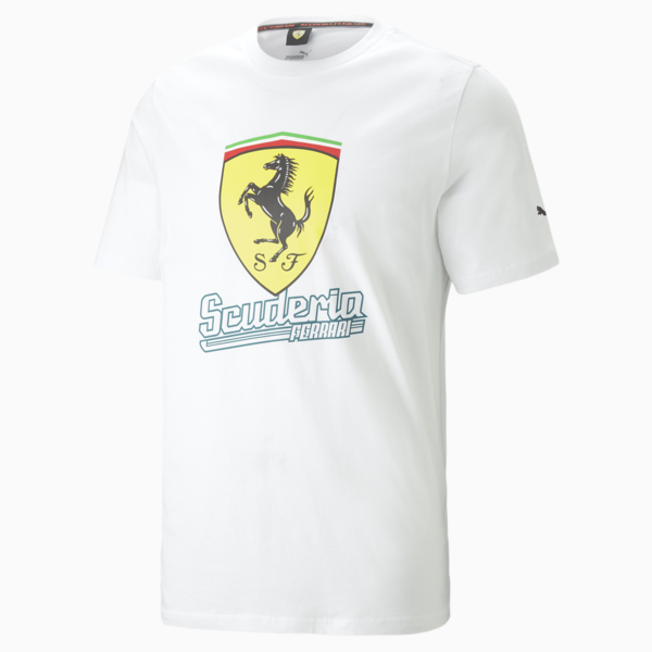 Scuderia Ferrari Heritage Tee Men, PUMA White, large-ZAF